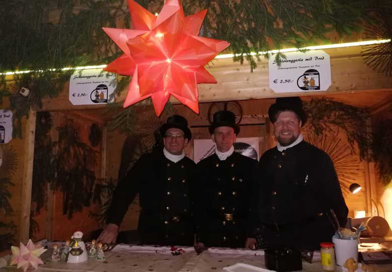 Nürnberger Schlotfeger auf dem Weihnachtsmarkt